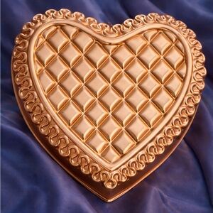Gorgeous vintage Nordic Ware anodized copper large sweetheart jello/cake mold
